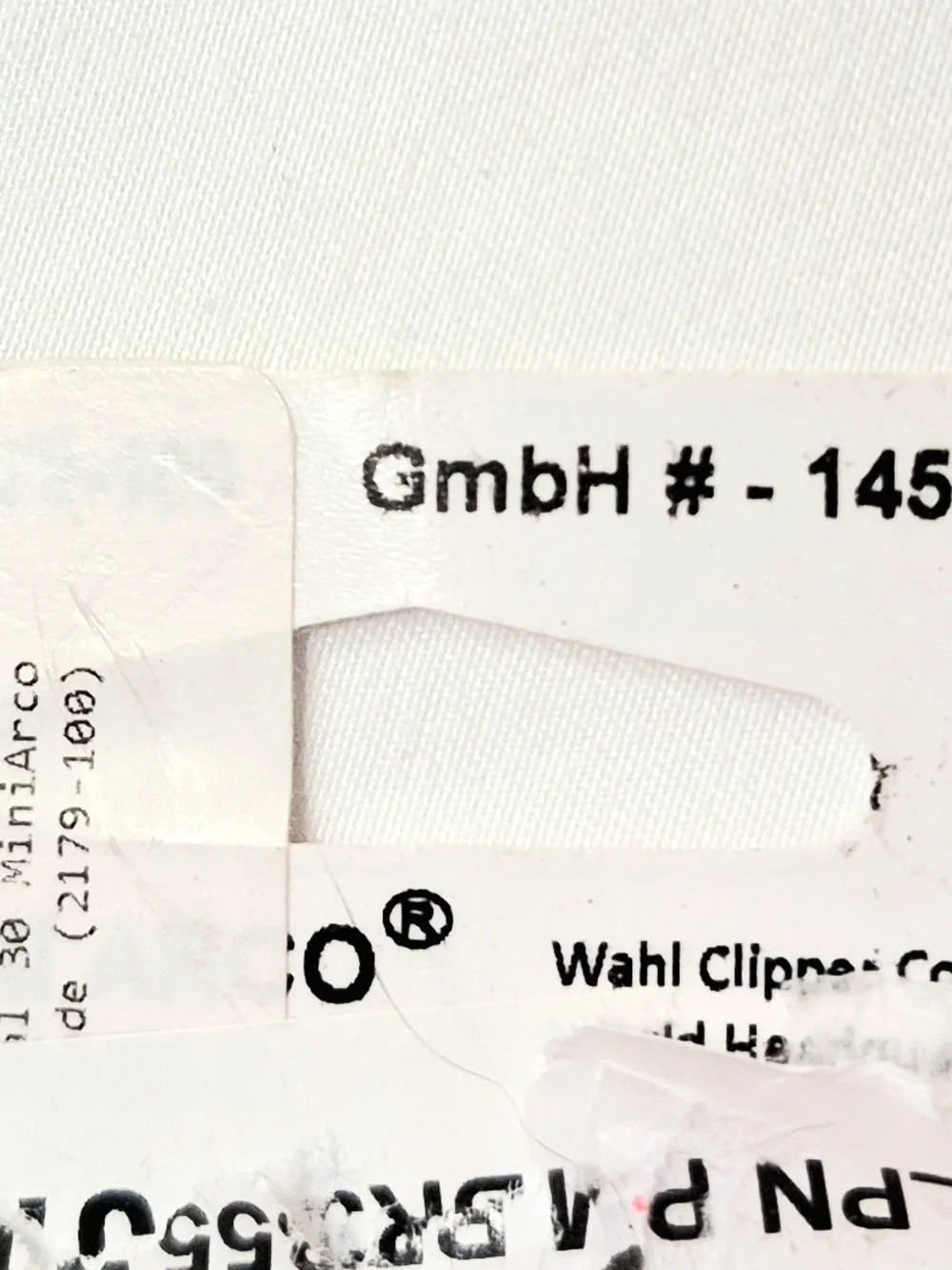 Wahl Trimmer Blade Replacement – Silver on White Card